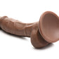 Curve Toys | Fantasy Jock Weightlifting Wesley 7" Dildo with Balls - Dark