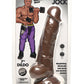 Curve Toys | Fantasy Jock Weightlifting Wesley 7" Dildo with Balls - Dark