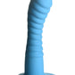 Curve Toys | Simply Sweet 7" Ribbed Silicone Dildo Blue