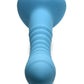 Curve Toys | Simply Sweet 7" Ribbed Silicone Dildo Blue