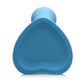 Curve Toys | Simply Sweet 7" Ribbed Silicone Dildo Blue