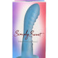 Curve Toys | Simply Sweet 7" Ribbed Silicone Dildo Blue