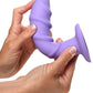 Curve Toys | Simply Sweet 7" Swirl Silicone Dildo Purple