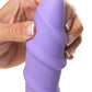 Curve Toys | Simply Sweet 7" Swirl Silicone Dildo Purple