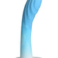 Curve Toys | Simply Sweet 7" Ripple Silicone Dildo Blue White
