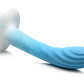 Curve Toys | Simply Sweet 7" Ripple Silicone Dildo Blue White