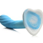 Curve Toys | Simply Sweet 7" Ripple Silicone Dildo Blue White