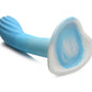 Curve Toys | Simply Sweet 7" Ripple Silicone Dildo Blue White