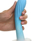 Curve Toys | Simply Sweet 7" Ripple Silicone Dildo Blue White