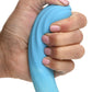Curve Toys | Simply Sweet 7" Ripple Silicone Dildo Blue White