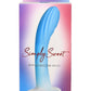 Curve Toys | Simply Sweet 7" Ripple Silicone Dildo Blue White