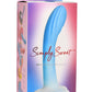 Curve Toys | Simply Sweet 7" Ripple Silicone Dildo Blue White
