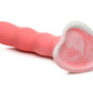Curve Toys | Simply Sweet 8" Wavy Silicone Dildo Pink White