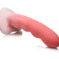 Curve Toys | Simply Sweet 8" Wavy Silicone Dildo Pink White