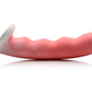 Curve Toys | Simply Sweet 8" Wavy Silicone Dildo Pink White