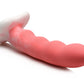 Curve Toys | Simply Sweet 8" Wavy Silicone Dildo Pink White