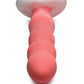 Curve Toys | Simply Sweet 8" Wavy Silicone Dildo Pink White