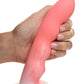 Curve Toys | Simply Sweet 8" Wavy Silicone Dildo Pink White