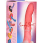 Curve Toys | Simply Sweet 8" Wavy Silicone Dildo Pink White