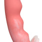Curve Toys | Simply Sweet 8" Wavy Silicone Dildo Pink White