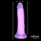 Curve Toys | LolliCock 7" inches Glow-In-The-Dark Silicone Dildo Pink
