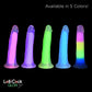 Curve Toys | LolliCock 7" inches Glow-In-The-Dark Silicone Dildo Pink