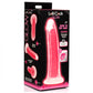Curve Toys | LolliCock 7" inches Glow-In-The-Dark Silicone Dildo Pink