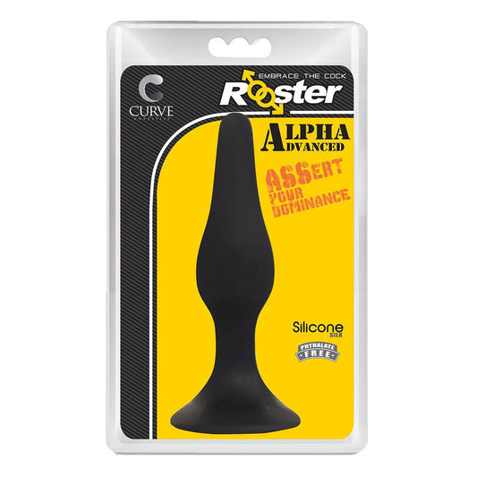 Curve Toys | Rooster Alpha Advanced Anal Plug - Black