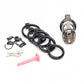 Sport Fucker CellMate Gladiator Size 1 Soft Cock Cage with Pussification Plug
