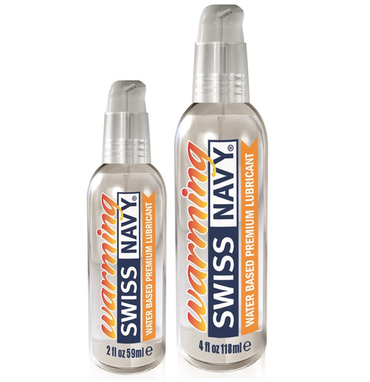 Swiss Navy Warming Water Based Premium Lube Lubricant 59ml or 118ml