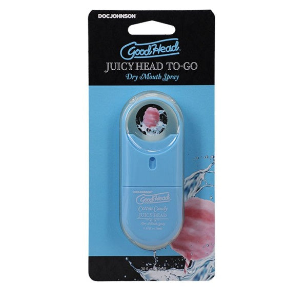 Doc Johnson GoodHead Juicy Head Dry Mouth Spray To-Go Cotton Candy 9ml