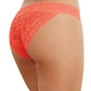 Dreamgirl Criss-Cross Lace Panty Coral - Size M/L