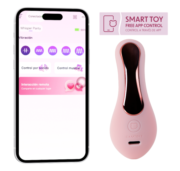 Camtoyz | Whisper Silent App Controlled Panty Vibrator