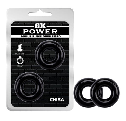 CHISA GK Power Mega Donut Rings Twin Pack