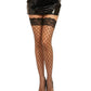 Dreamgirl Fence Net Thigh High Black Size OS
