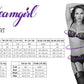 Dreamgirl Flare Leg Bodystocking Black Size OS