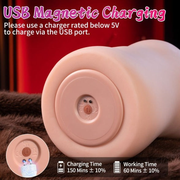 Xise Eliza App Controlled Thrusting Vibrating Realistic Vaginal Masturbator