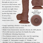 Evolved Big Shot - Brown 20.3cm (8") Squirting Dildo Vibrator