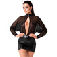 Noir Opium Mini Dress Black Size S/M/L/XL