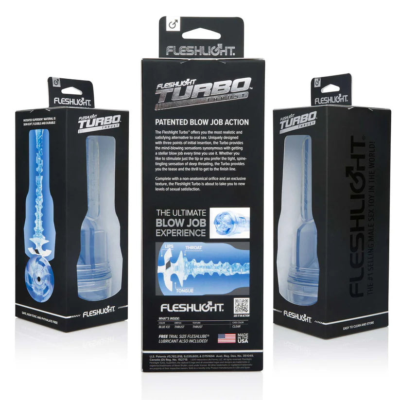 Fleshlight Turbo Thrust - Blue Ice Oral Masturbator
