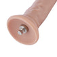 HiSmith - 7.5" Slim Silicone Anal Dildo (KlicLok)