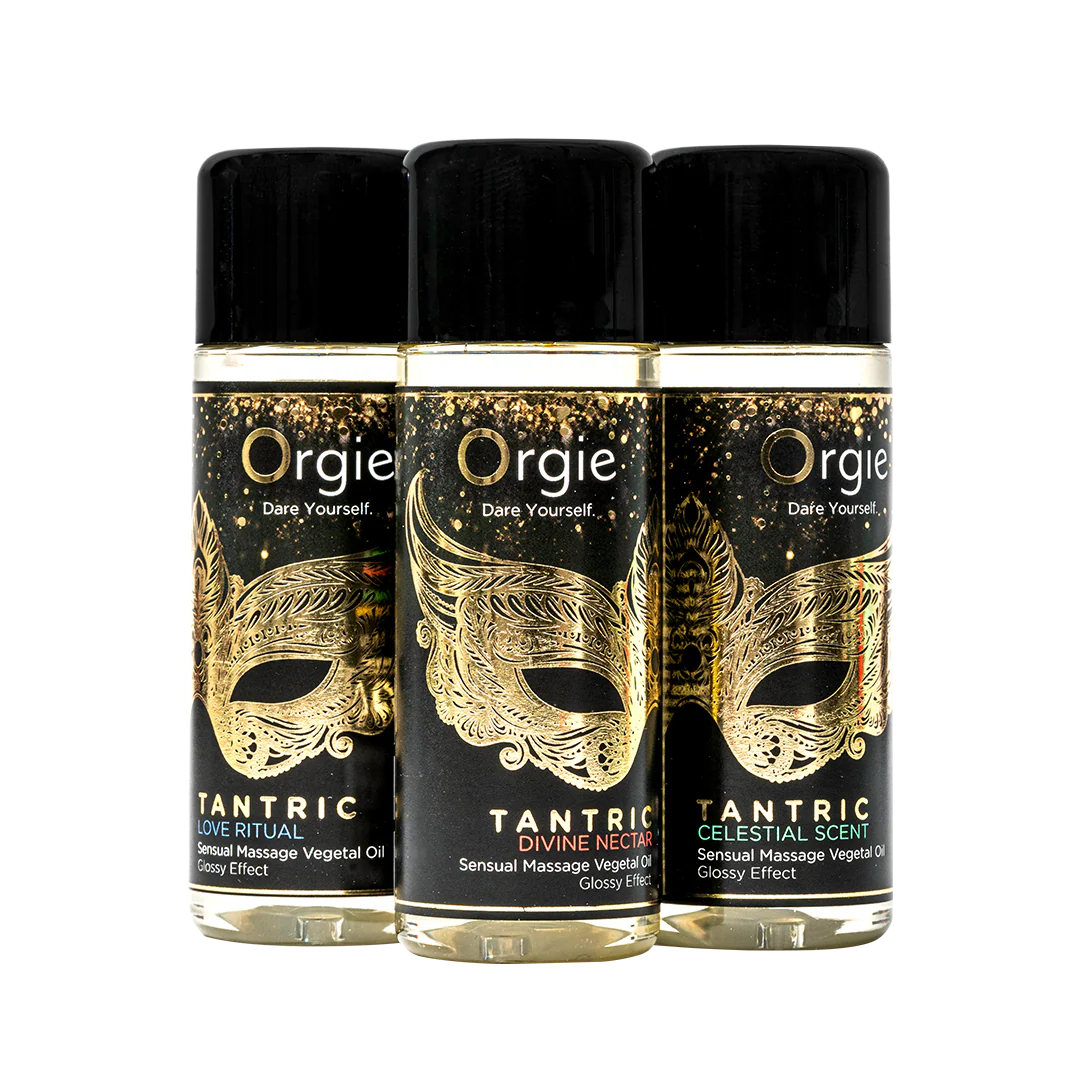 Orgie Tantric Mini Size Collection Sensual Massage Oils 3x30ml