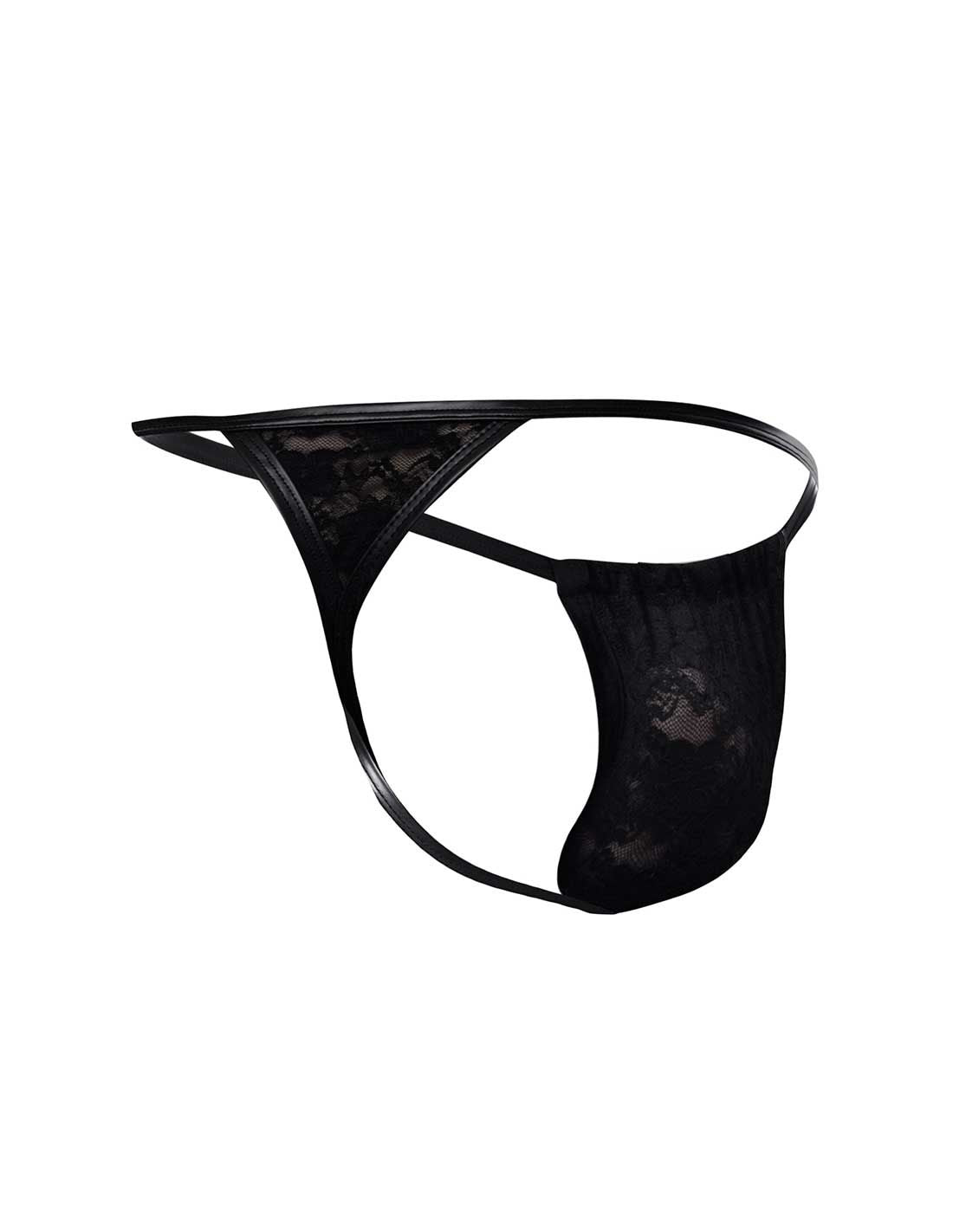 CUT4MEN L4CE G-String Black Size S/M or L/XL