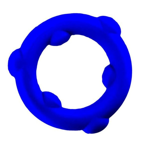 OxBalls Spinner Silicone Ring Blue