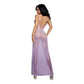 Dreamgirl Ombre Glitter Mesh Gown Lilac Size S/M or L/XL