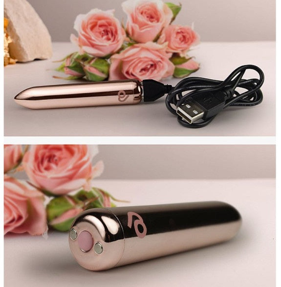 Rocks Off Golden Rose Rechargeable Bullet Vibrator
