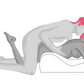 Liberator Hipster Contoured Sex Pillow Positioner Black