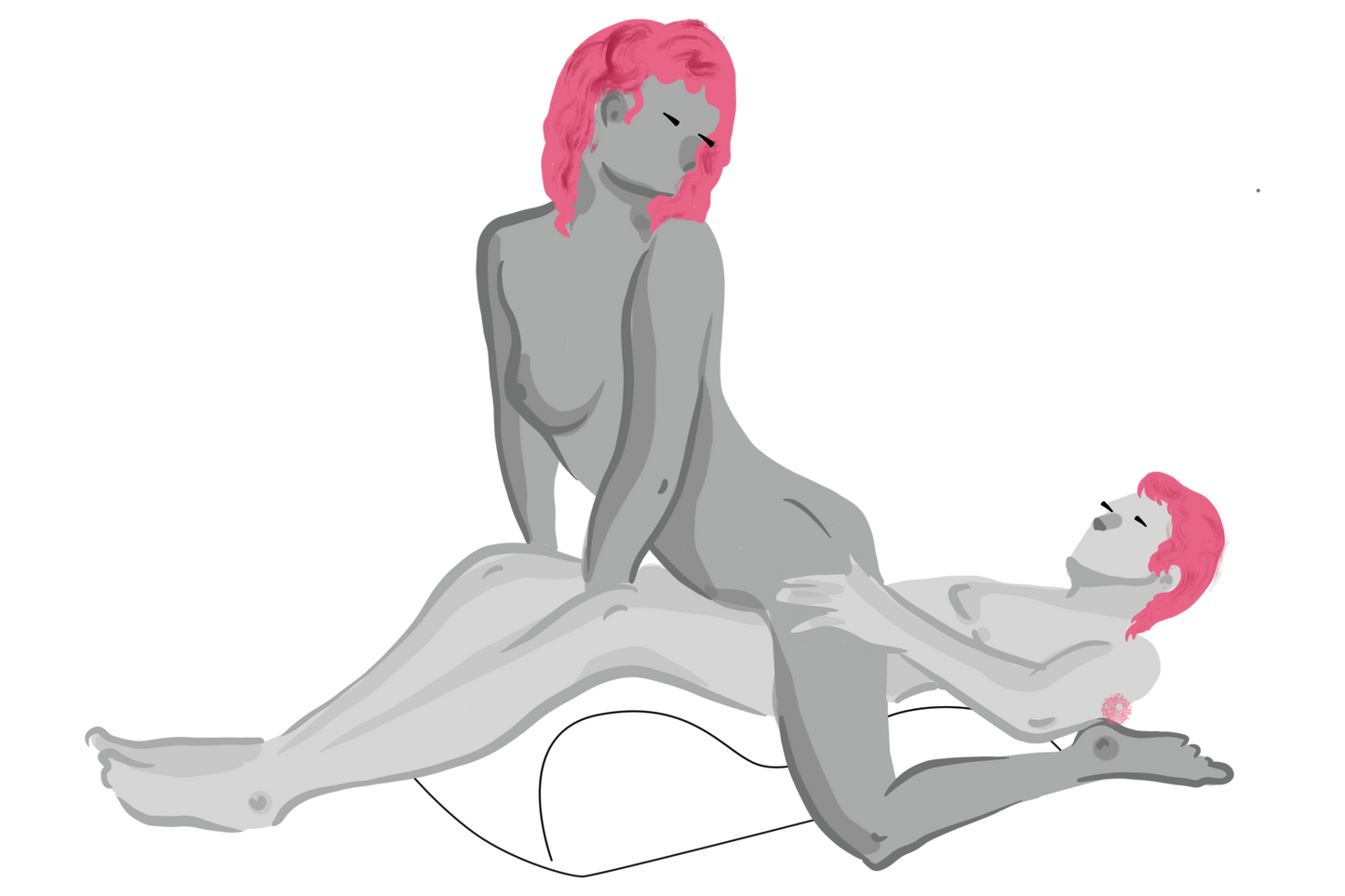 Liberator Hipster Contoured Sex Pillow Positioner Black