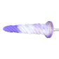 HiSmith - 10.12" Silicone Purple Spiral Twisted Awl Dildo (KlicLok)