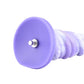 HiSmith - 10.12" Silicone Purple Spiral Twisted Awl Dildo (KlicLok)